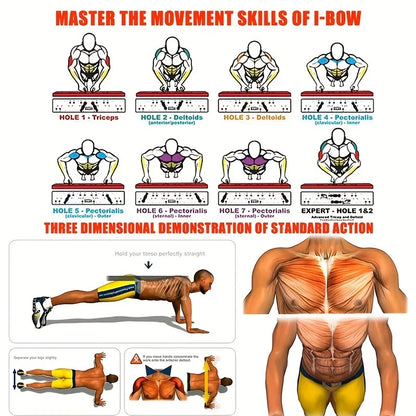 Steelion Push-Up Board Pro – Portable Multifunction Fitness Training System